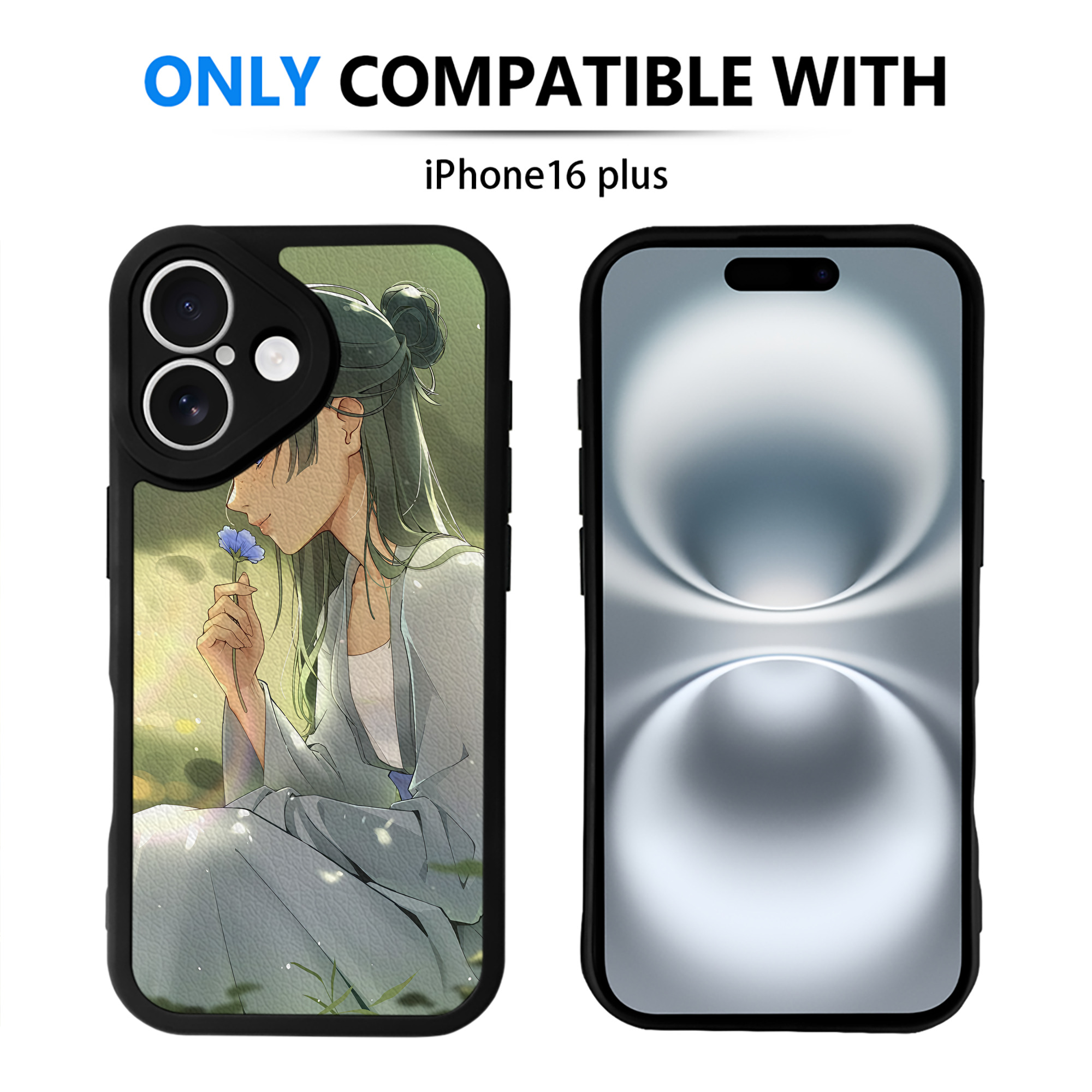 （画像用） 薬屋のひとりごと The Apothecary Diaries 【iPhone 16シリーズ対応】シリコンスマホケース（レザー調） 材質：シリコン